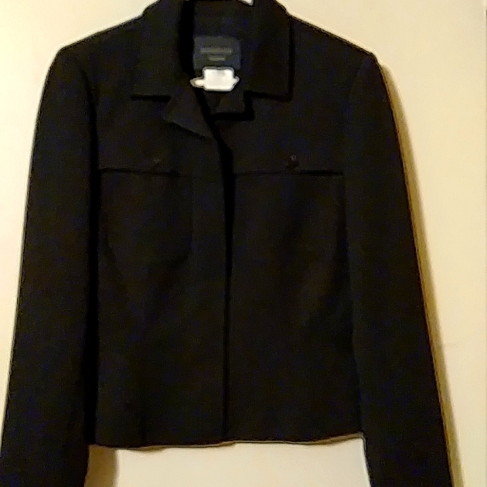 Nwot Vertigo Paris Small Black Zip Up Jacket/blazer gorgeous 😍